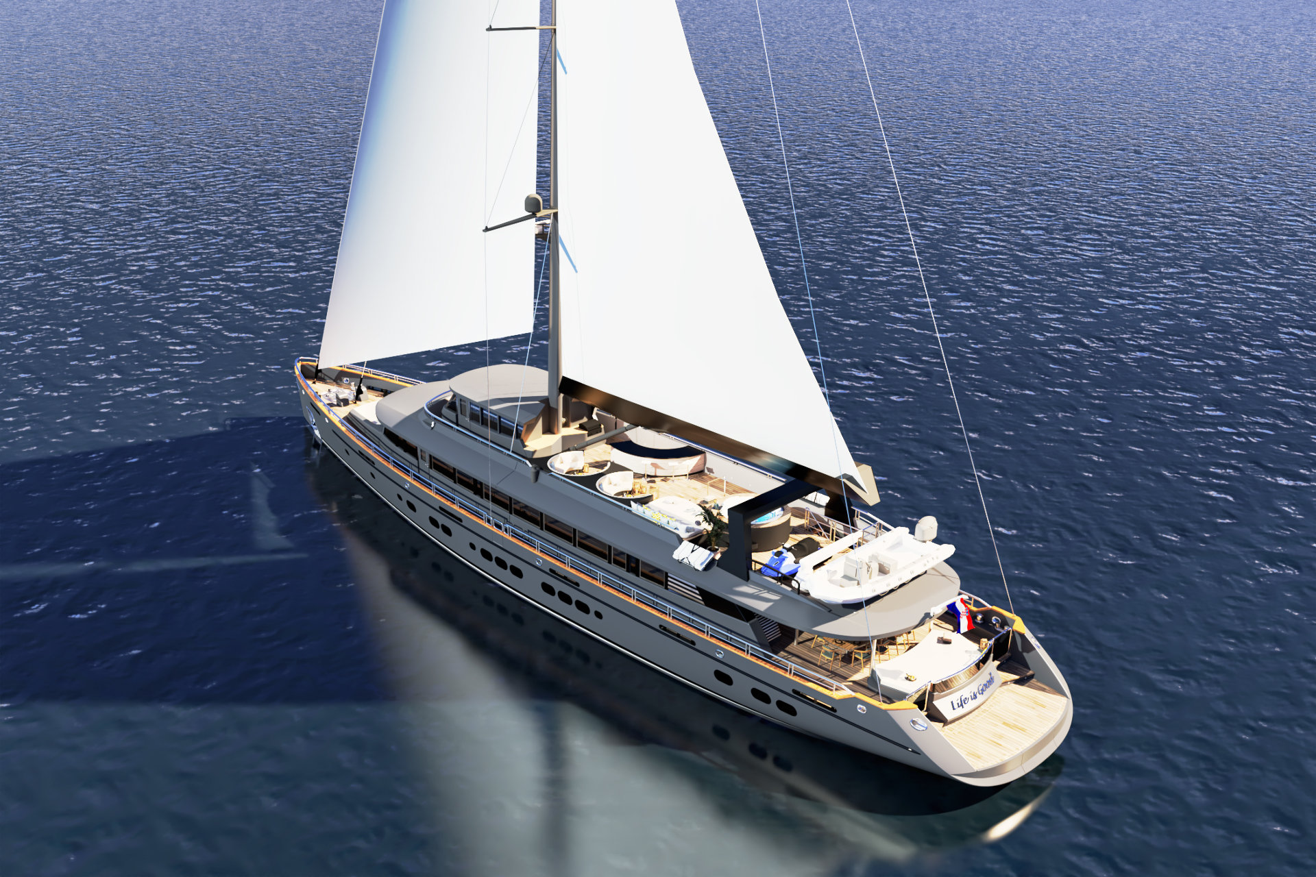 LIFE IS GOOD - Luxus-Segelyacht zum Chartern in Kroatien